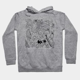 Oodles of doodles (black) Hoodie